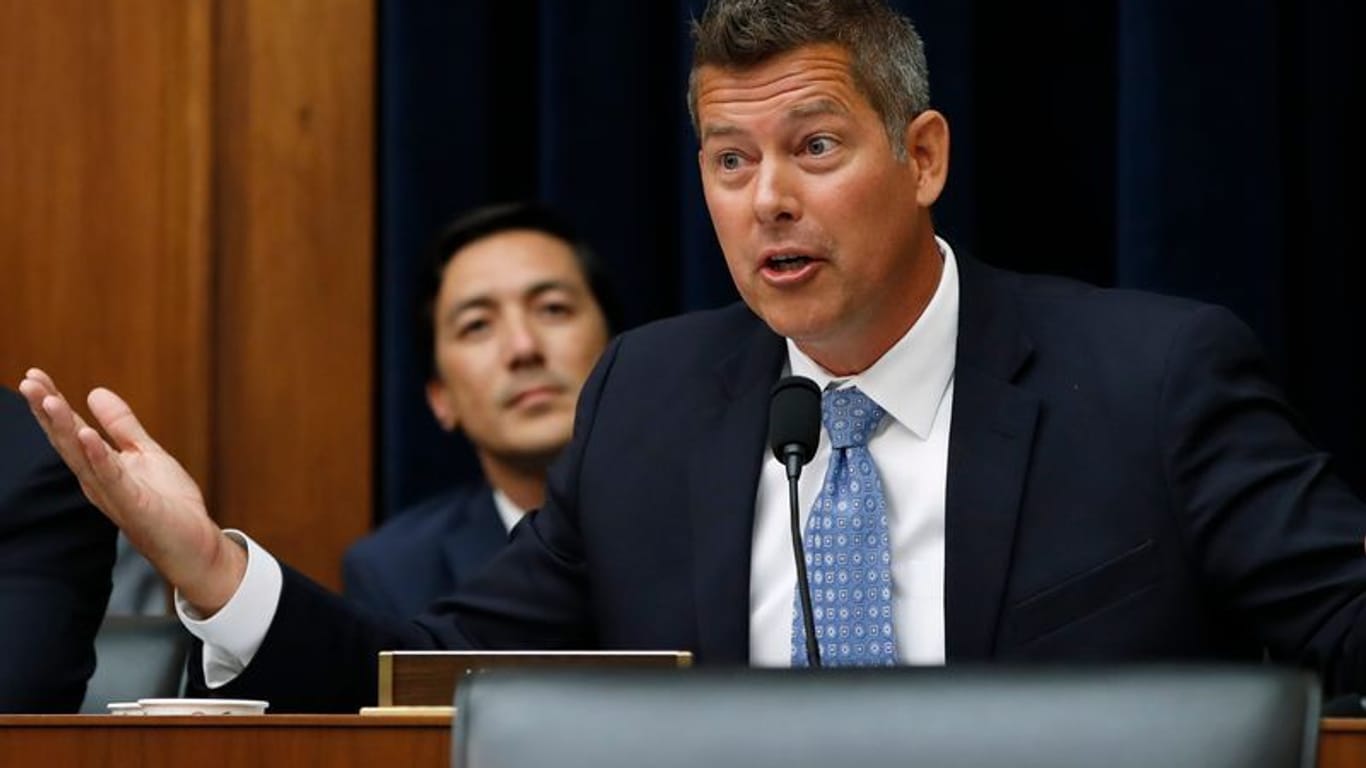 Der Abgeordnete Sean Duffy, Republikaner aus Wisconsin, spricht während einer Anhörung am 18. Juli 2018 auf dem Capitol Hill in Washington.