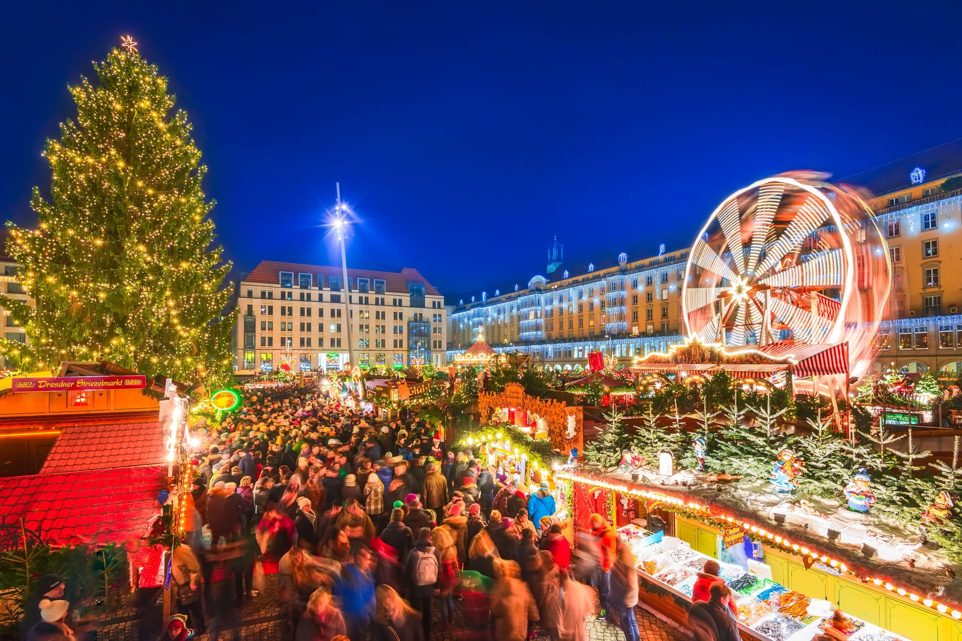 Blick auf den Striezelmarkt (Archivbild):