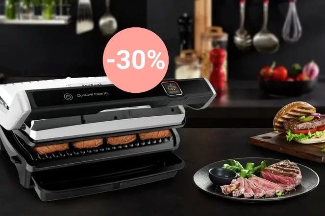 Holen Sie sich jetzt den OptiGrill Elite XL von Tefal bei Amazon für weniger als 200 Euro. (Symbolbild)