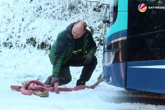 Erste Unfälle nach Wintereinbruch