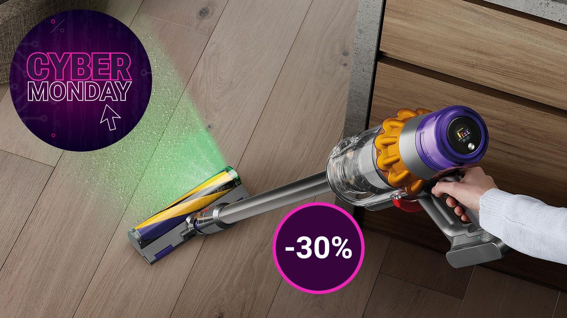 Bei den Cyber-Monday-Angeboten lockt Dyson mit hohen Rabatten auf Akkusauger und Co.