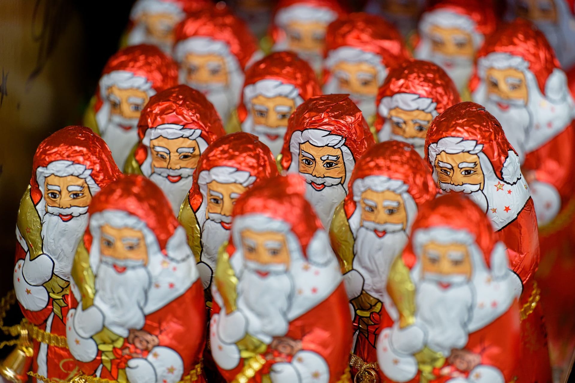 Schoko-Weihnachtsmänner