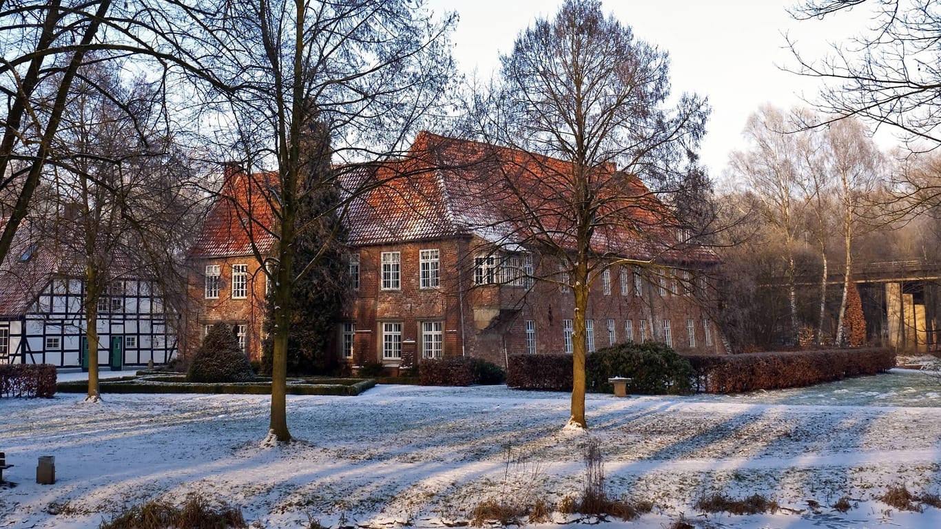 Die Wasserburg Blomendal: Der Weihnachtsmarkt findet nur an zwei Tagen statt.