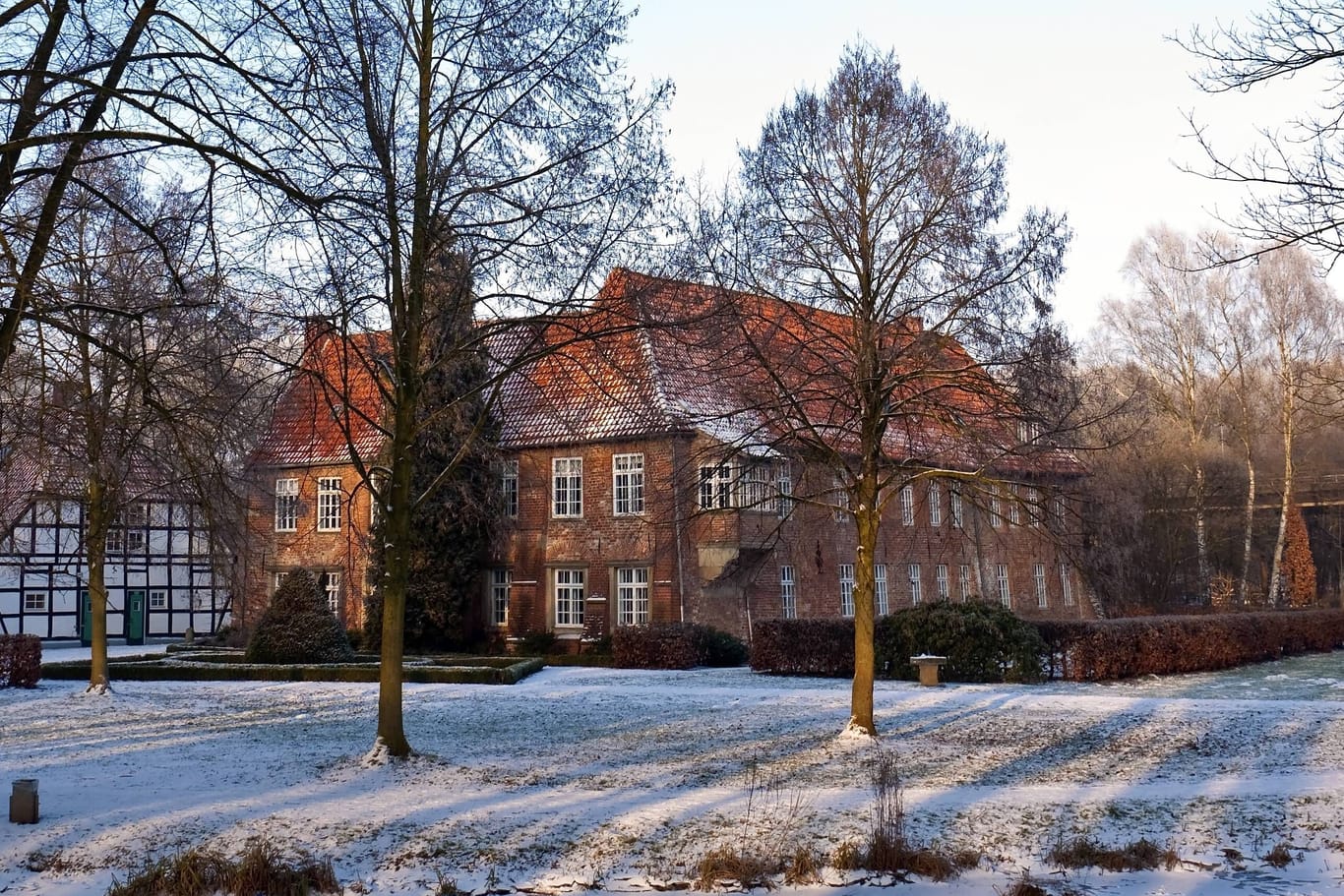 Die Wasserburg Blomendal: Der Weihnachtsmarkt findet nur an zwei Tagen statt.