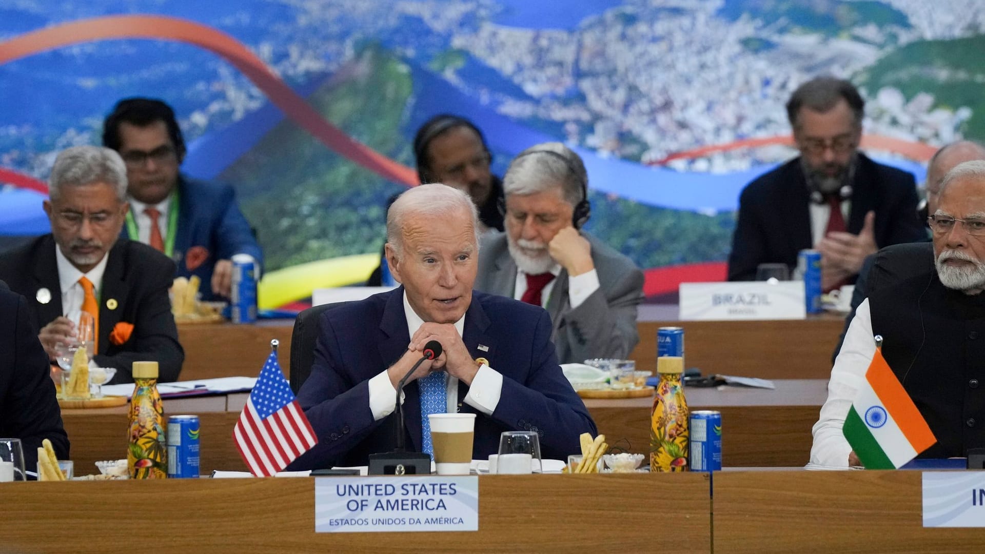 G20 in Rio: Bidens langsamer Abschied von der Weltbühne