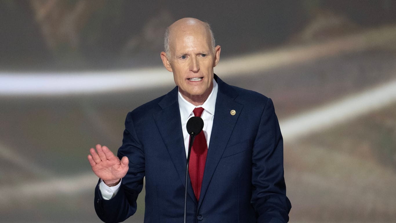 Rick Scott (Archivbild): Elon Musk hat sich öffentlich für den Senator aus Florida ausgesprochen.