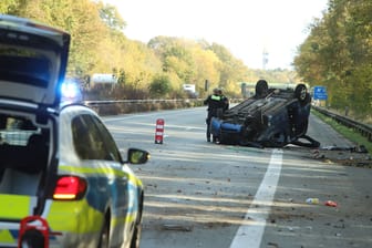 Autobahn 27: Auf Höhe Achim gab es einen schweren Verkehrsunfall.