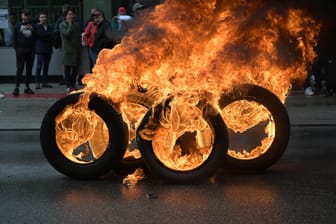 Proteste am Audi-Werk in Brüssel