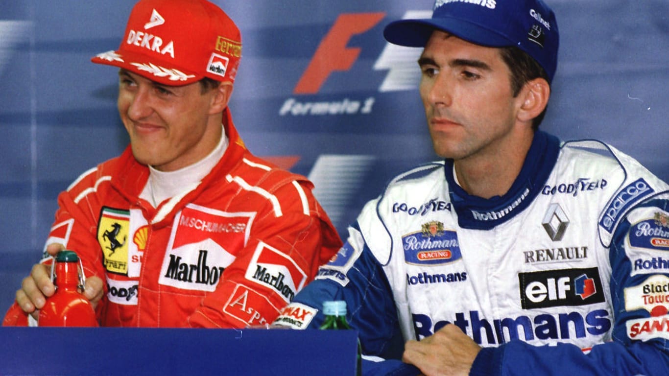 Michael Schumacher und Damon Hill