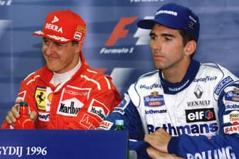 Michael Schumacher und Damon Hill