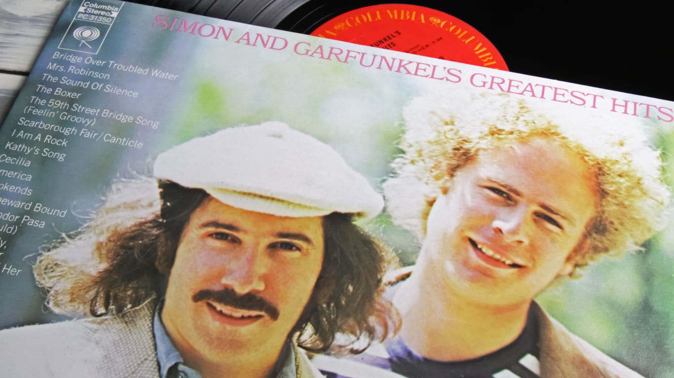 Plattencover des "Greatest Hits"-Albums von Simon & Garfunkel.