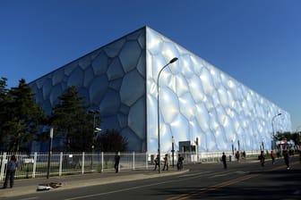 Das deutsche Unternehmen Vector Foiltec hat unter anderem das Olympia-Schwimmbad in Peking mitgestaltet (Archivfoto).