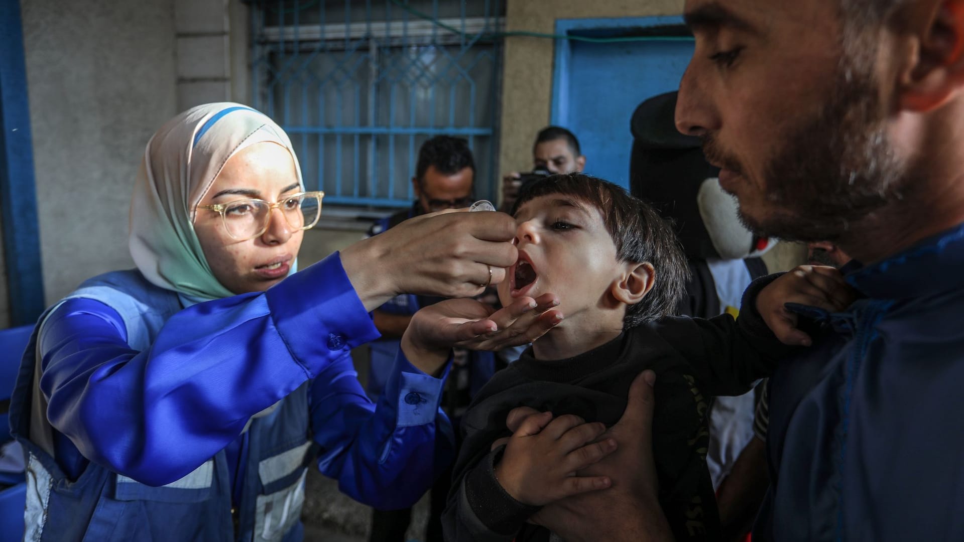 Nahostkonflikt - Polio-Impfkampagne in Deir El-Balah