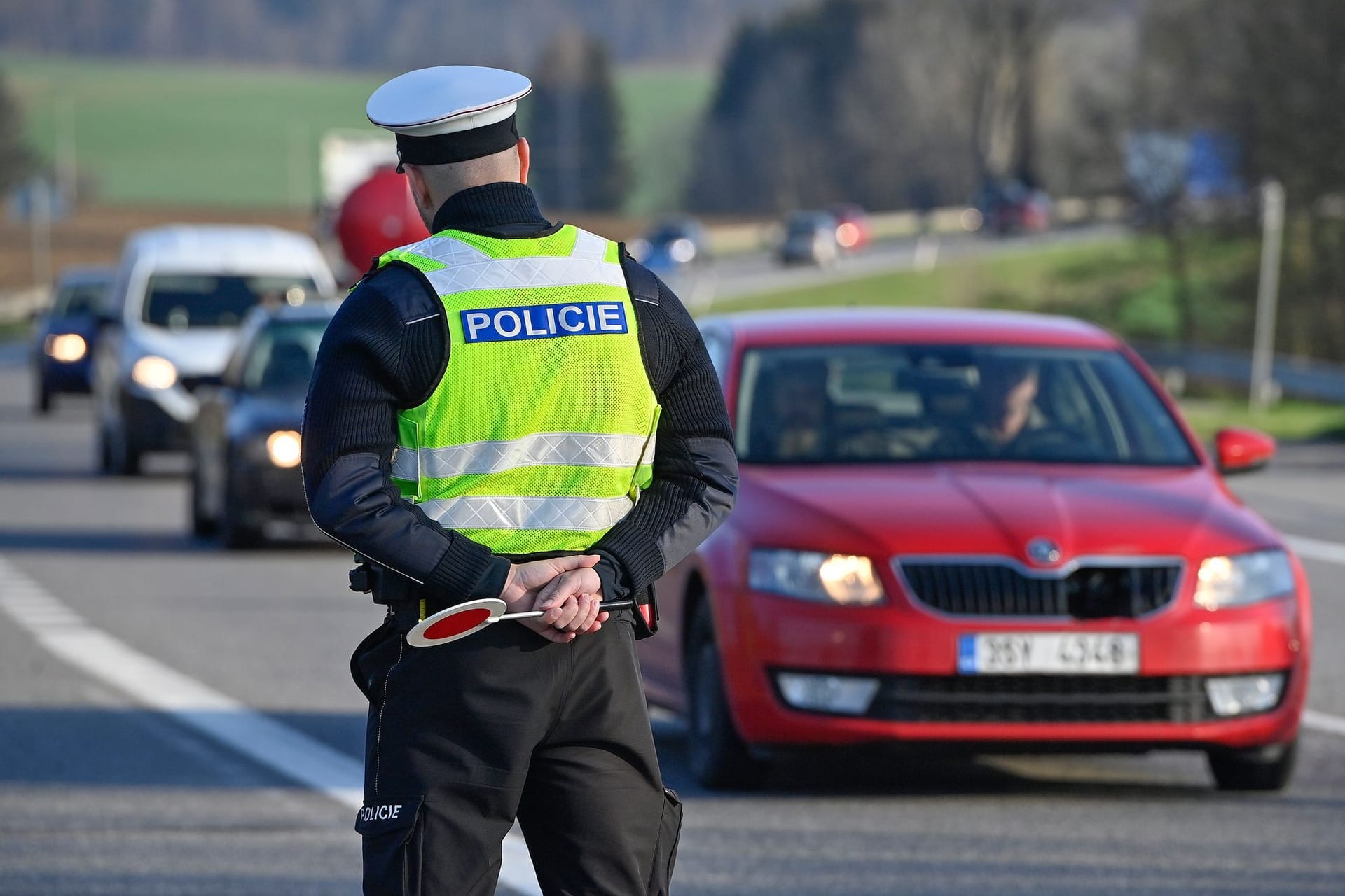 Polizeikontrolle in Tschechien