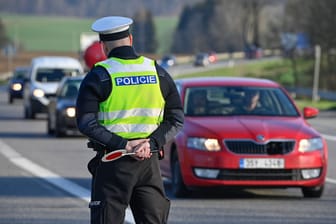 Polizeikontrolle in Tschechien