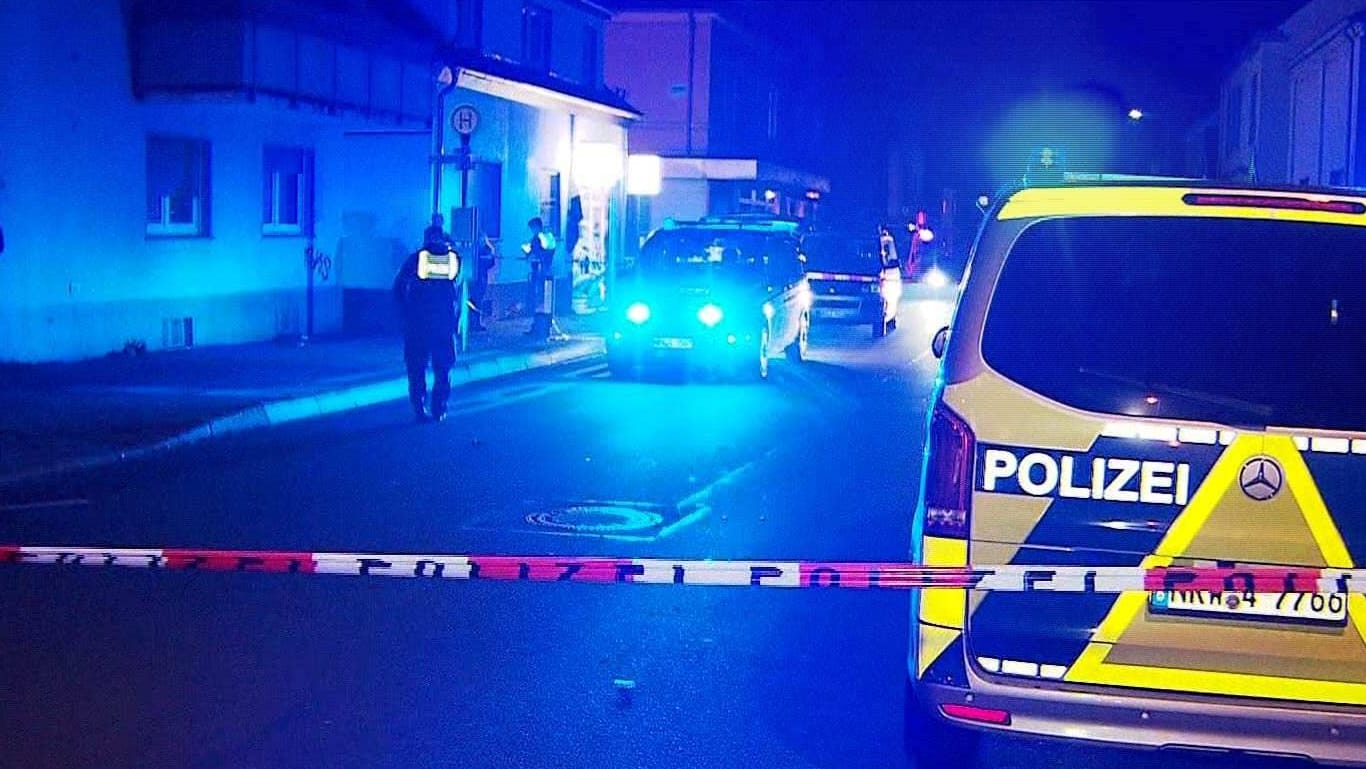 Die Polizei nahm noch in der Nacht einen Mann fest.