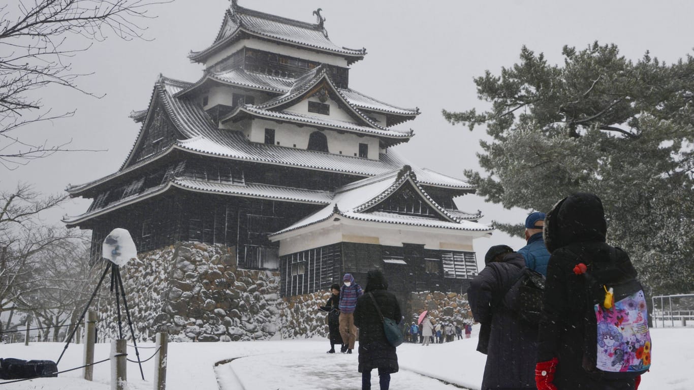 Die Burg in Matsue (Archivbild): Hier sollte der Wettbewerb stattfinden.