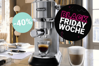 Dank der Black Friday Woche können Sie bei Amazon fast 40 Prozent auf die Siebträgermaschine von De'Longhi sparen!