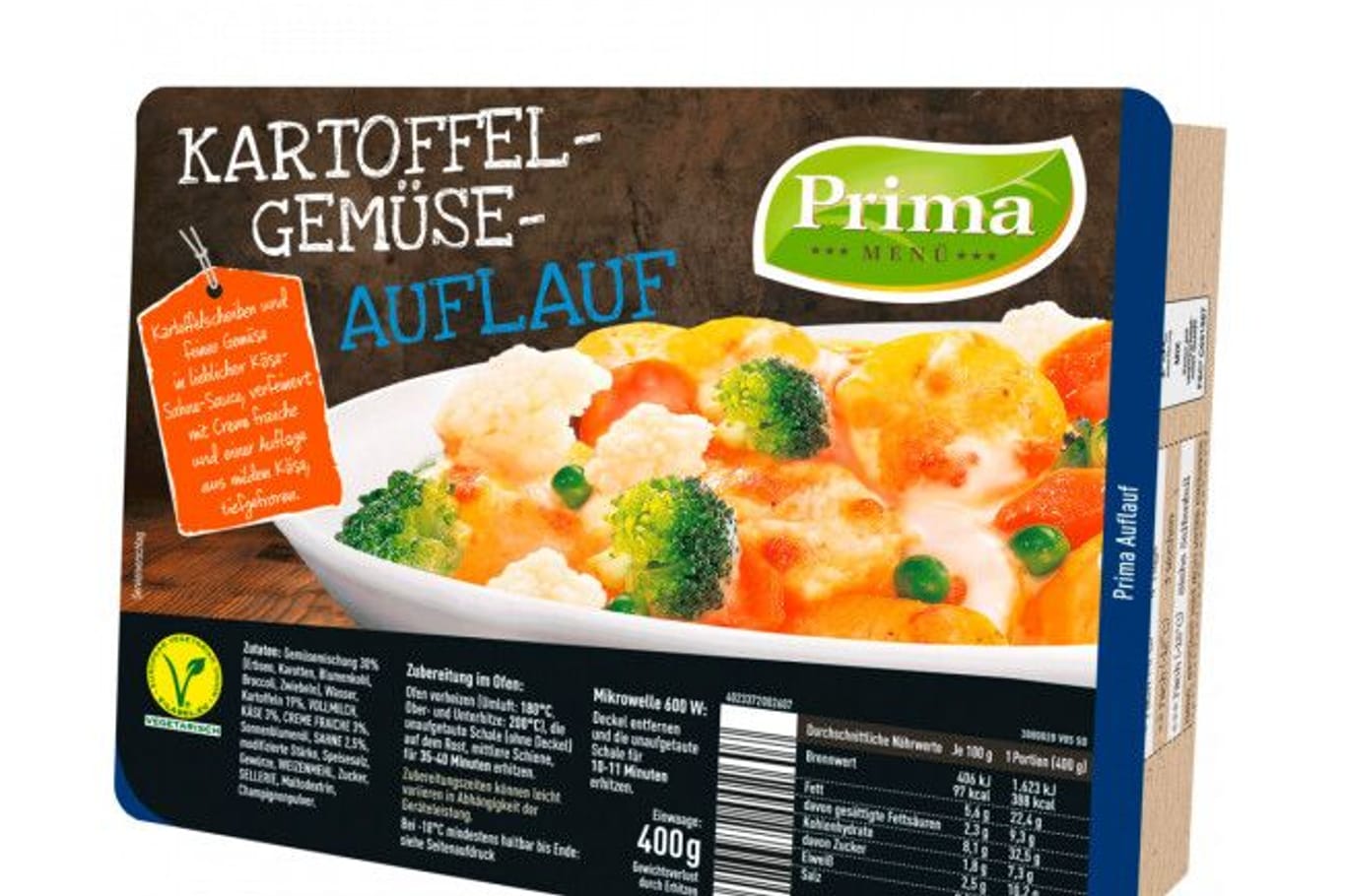 Auch in diesem Kartoffelauflauf könnten sich Metallfäden befinden, warnt Prima Klima.