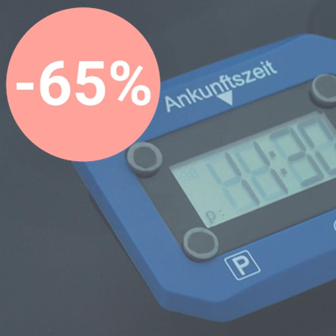 Bei Aldi ist eine automatische Parkscheibe jetzt für nur 17,99 Euro erhältlich.