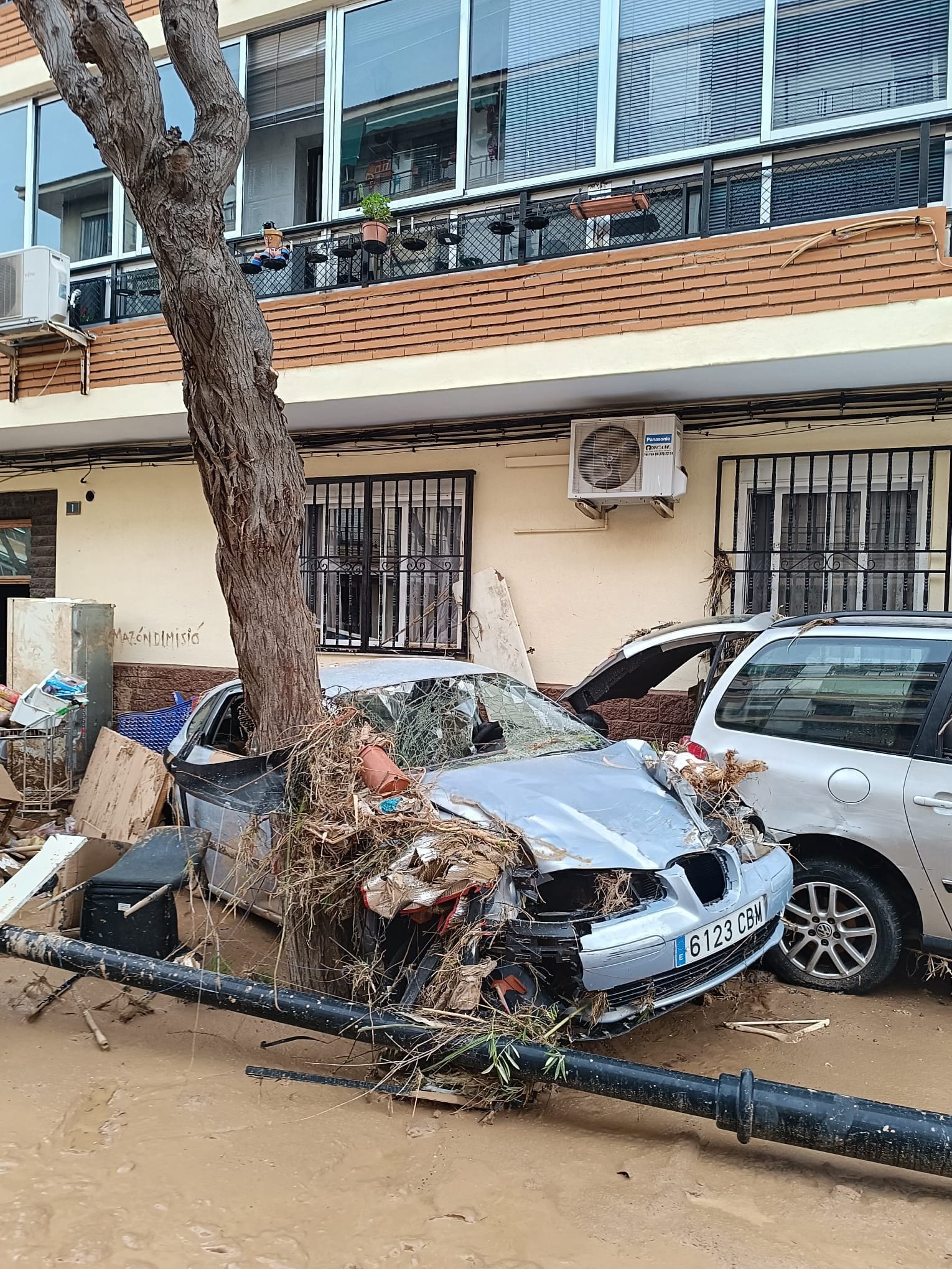 Massive Zerstörung nach schweren Unwettern in der Region Valencia.