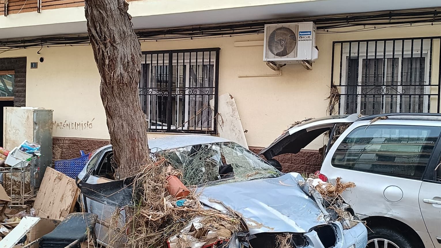 Massive Zerstörung nach schweren Unwettern in der Region Valencia.