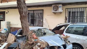 Massive Zerstörung nach schweren Unwettern in der Region Valencia.