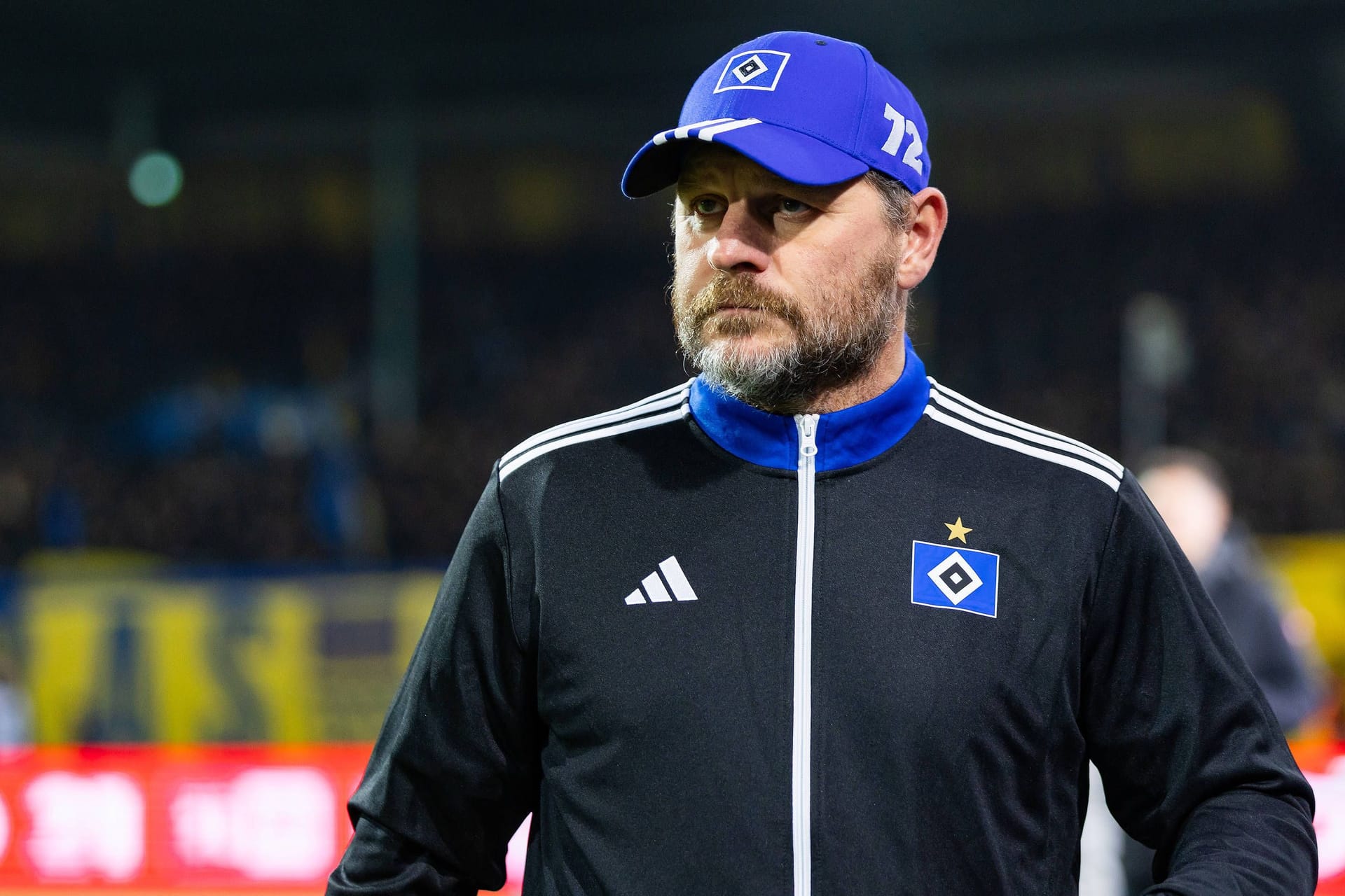 HSV-Trainer Steffen Baumgart: Am Freitagabend treffen die Hamburger auswärts auf Eintracht Braunschweig.