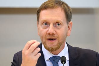 Ministerpräsident Michael Kretschmer (CDU) im Sächsischen Landtag: Die Sondierungsgespräche wurden ergebnislos abgebrochen