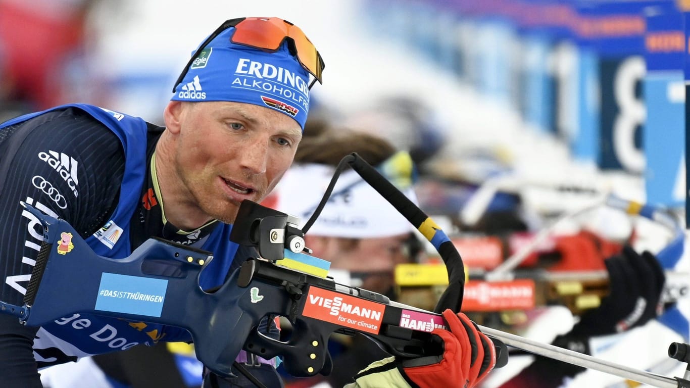 Erik Lesser: Der frühere Biathlet ist seinem Sport verbunden geblieben.