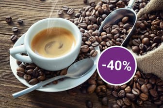 Kaffeebohnen im Angebot: Amazon reduziert verschiedene Spezialitäten von Lavazza.