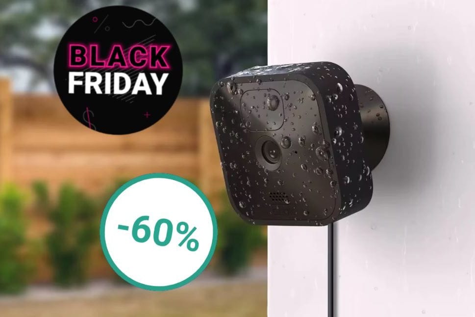 60 Prozent Rabatt: Die Blink-Outdoor-Überwachungskamera ist am Black Friday radikal reduziert.