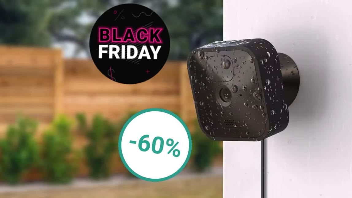 60 Prozent Rabatt: Die Blink-Outdoor-Überwachungskamera ist am Black Friday radikal reduziert.