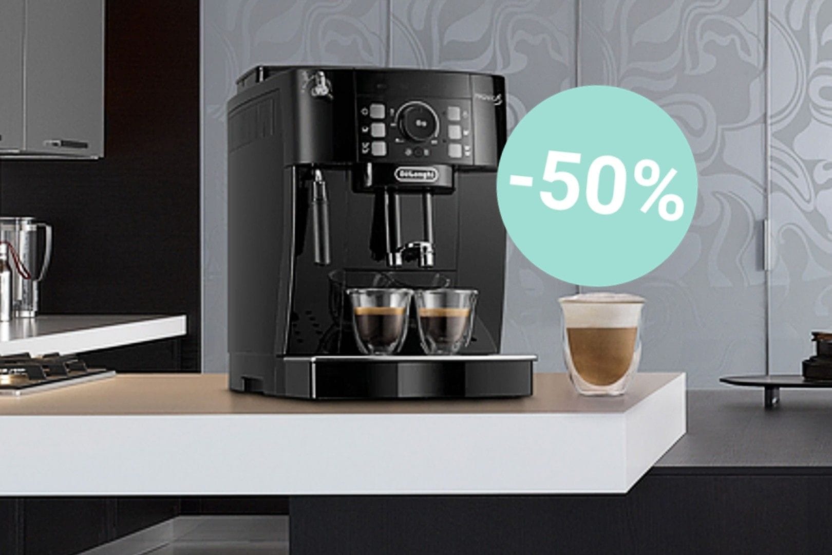 Greifen Sie zu – der De'Longhi Kaffeevollautomat kostet heute im Aldi-Onlineshop nur die Hälfte!