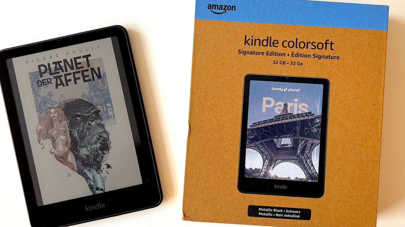 Das Display des Kindle Colorsoft ist matt und kontrastreich.