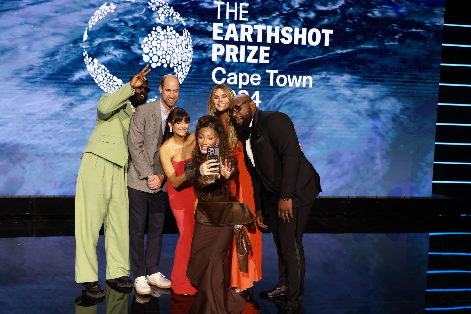 Tobe Nwigwe, Prinz William, Nina Dobrev, Winnie Harlow, Heidi Klum und Tendai Mtawarira: Sie alle waren Gast der Earthshot-Preisverleihung.