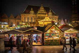 Der Weihnachtsmarkt in der Bremer Altstadt: Die Polizei setzt auf Videoüberwachung.