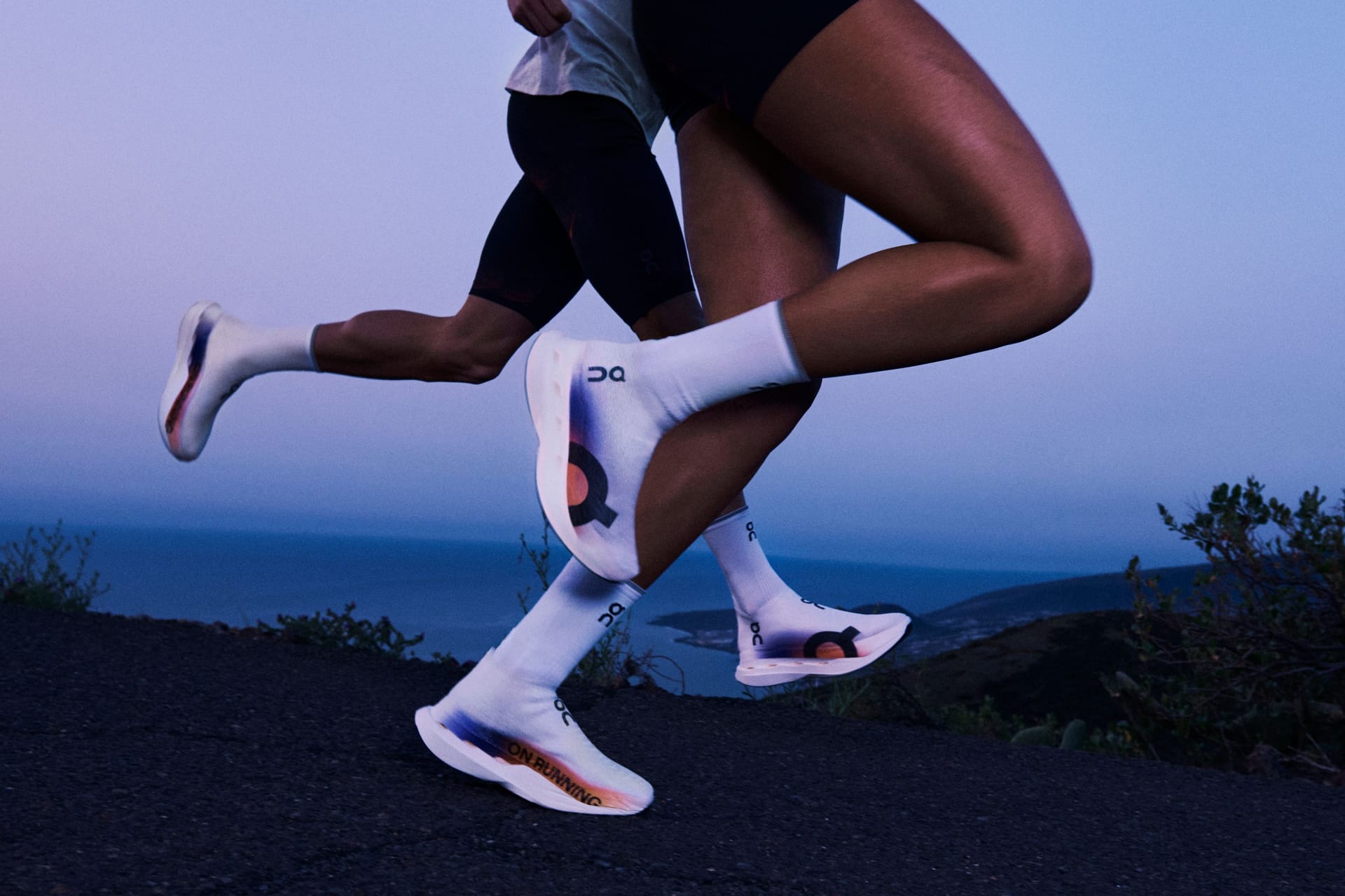 Laufschuhe der Marke On: Laufen "wie auf Wolken".