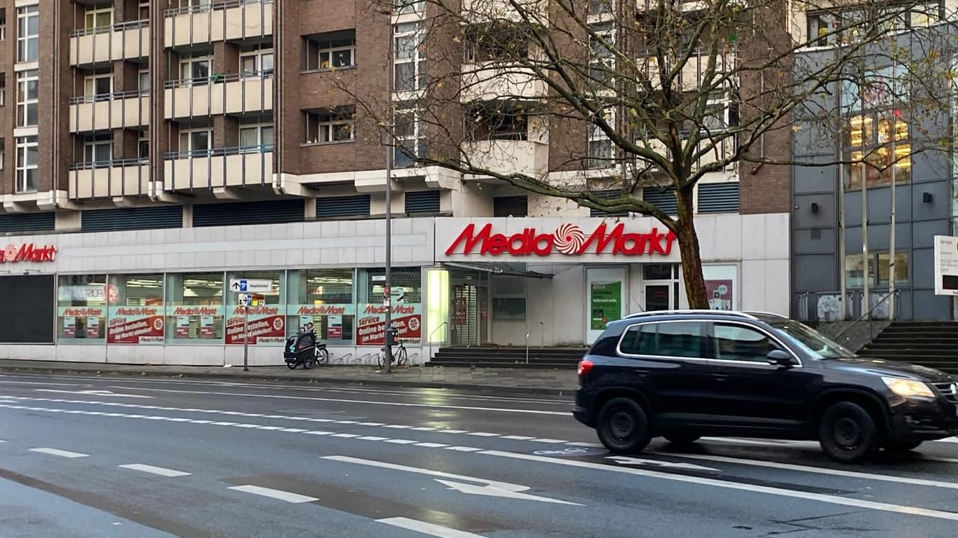 Der Media Markt an der Franzstraße (Archivbild): Mehr als 30 Jahre gab es die Filiale am City Center.