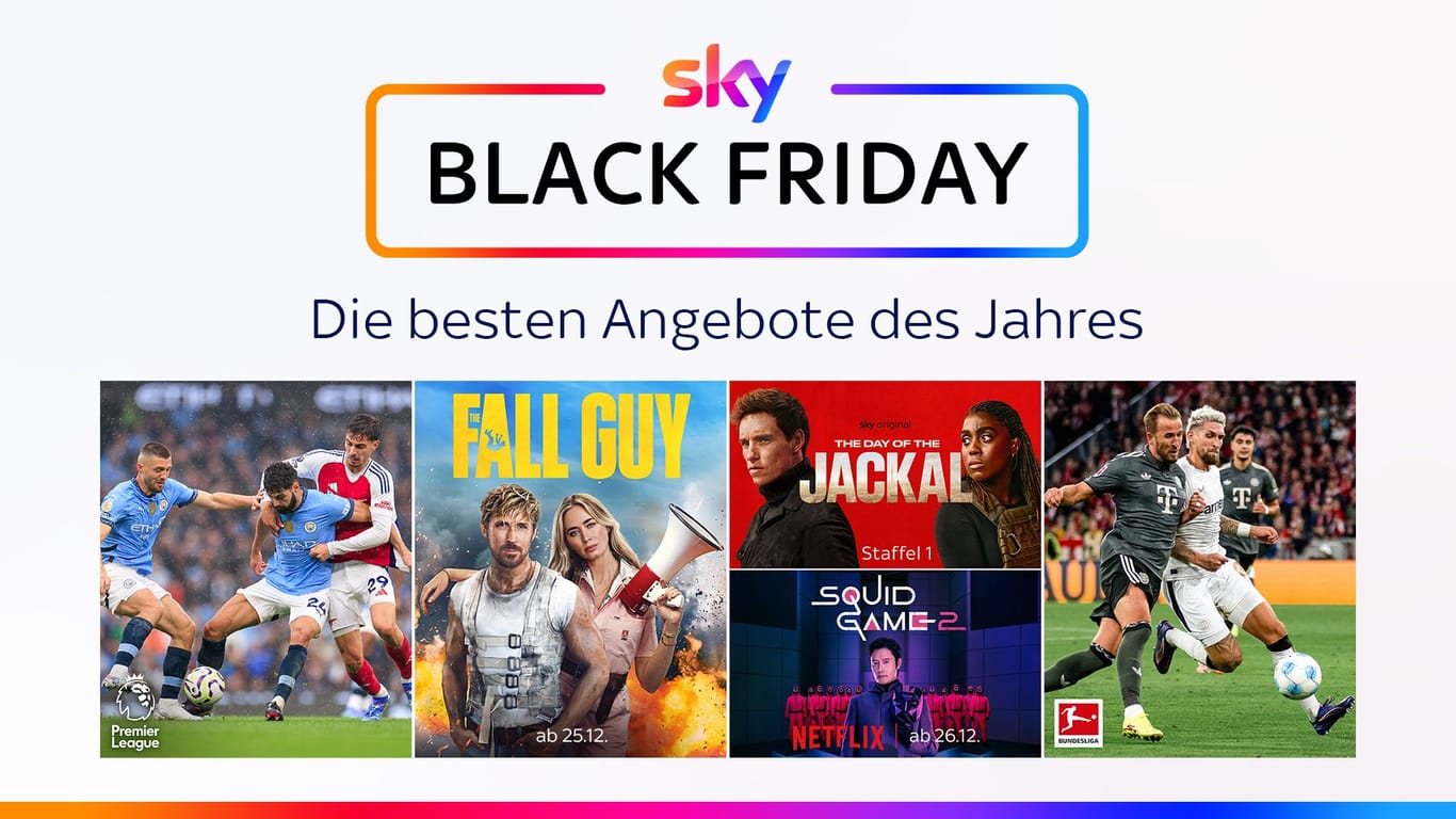 Bei Sky sind einige Pakete jetzt im Black-Friday-Angebot zu haben.