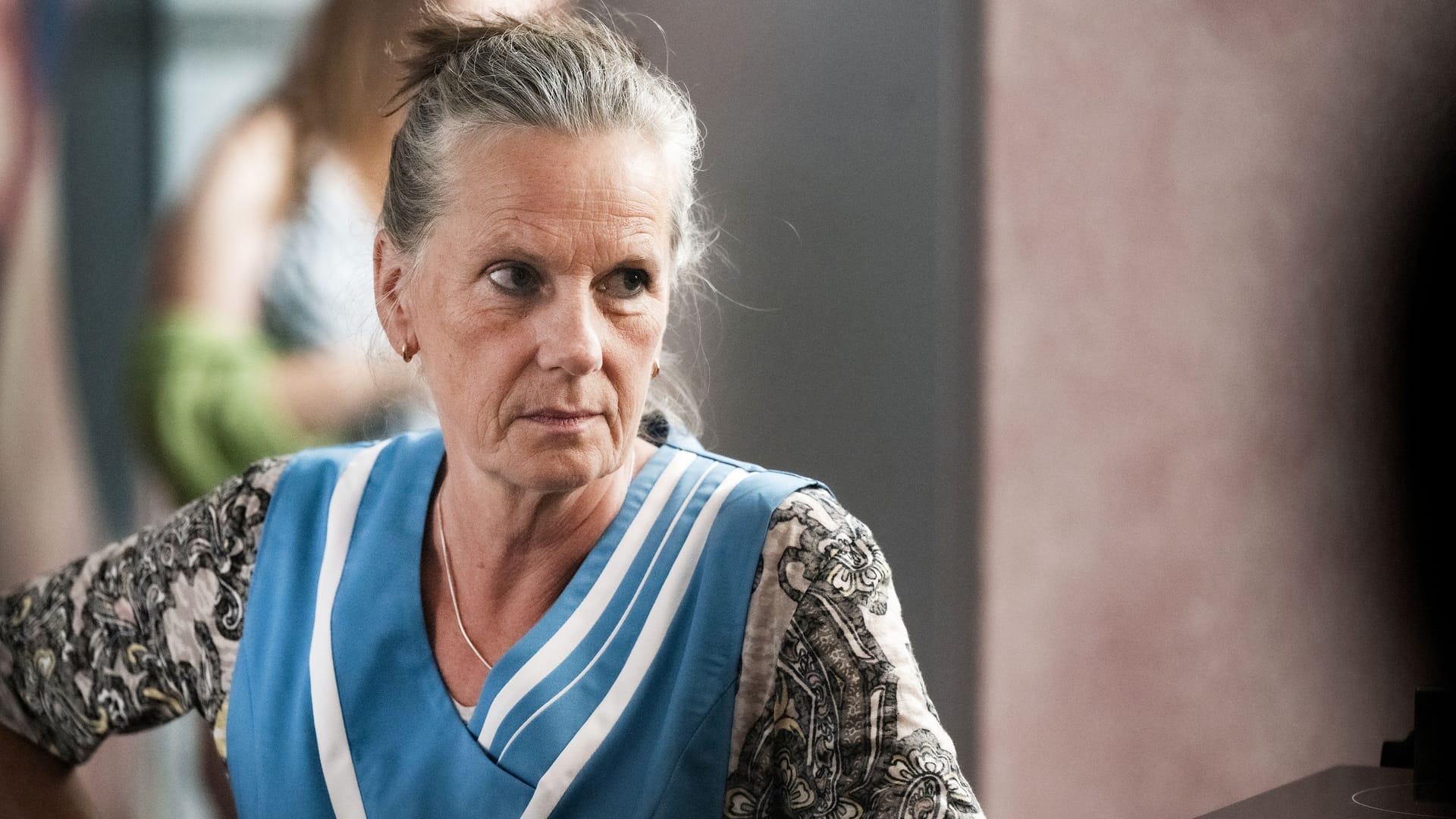 Renate Schnüttgen (Hella-Birgit Mascus) ist die Putzkraft auf der siebten Etage des Bordells, in dem der Kölner "Tatort" am Sonntagabend spielte.