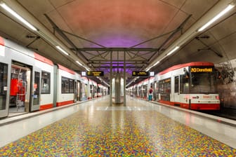 Dortmund Metro Stadtbahn light rail Underground Station Unionstrasse