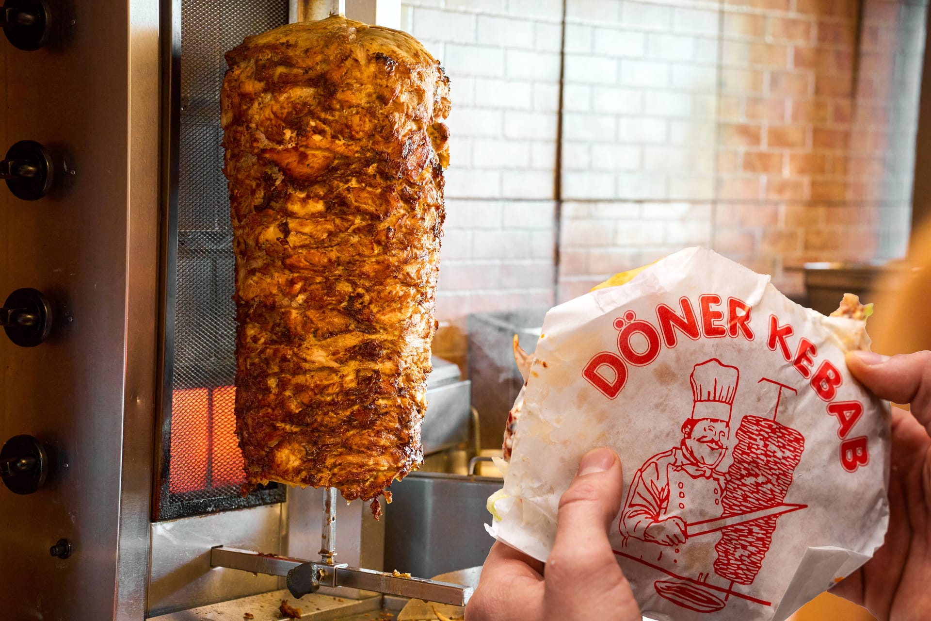 Döner in einem Dönerladen (Symbolbild).