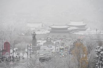 Schnee in Südkorea