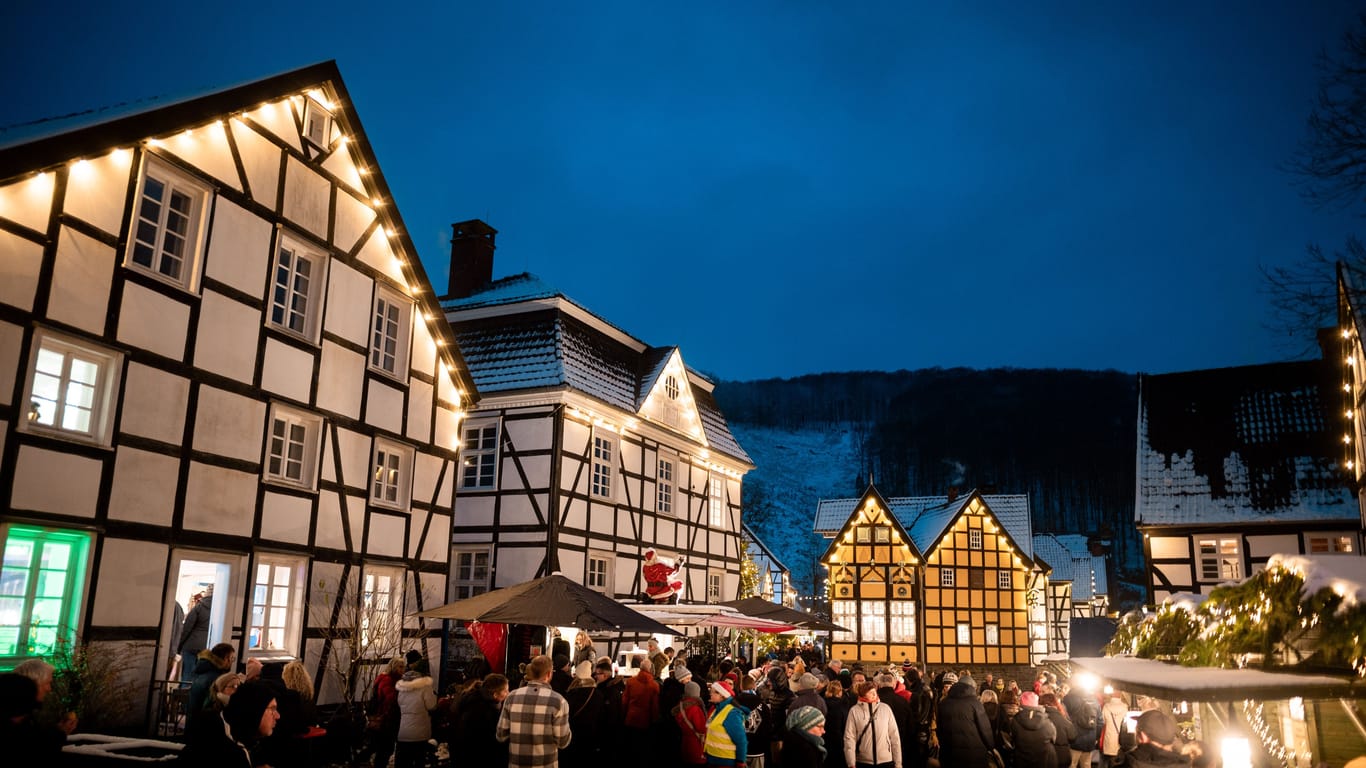 Das LWL-Freilichtmuseum: Kinder und Erwachsenen können hier ein historisches Dorf erkunden.