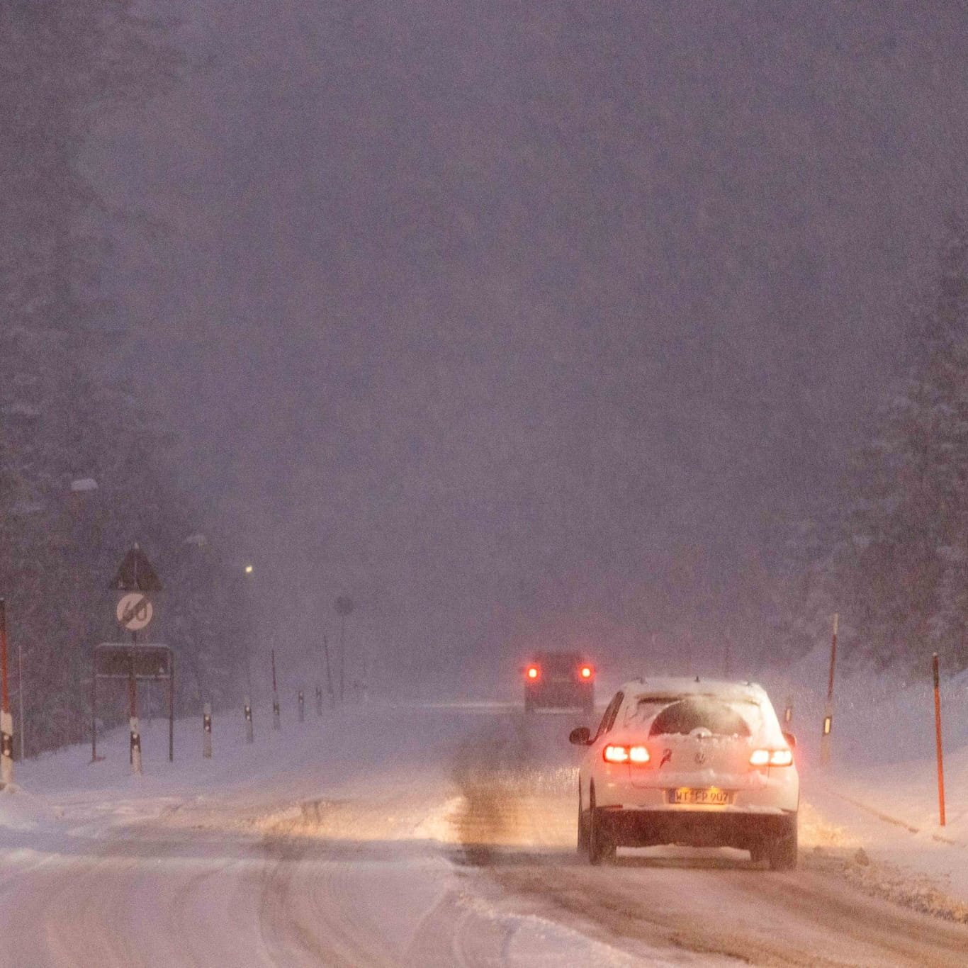 Weitere Schneefälle in Baden-Württemberg erwartet