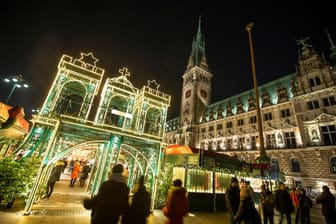 Der beliebte und allseits bekannte Weihnachtsmarkt vor dem Hamburger Rathauses lockt Jahr für Jahr Millionen von Besuchern an.