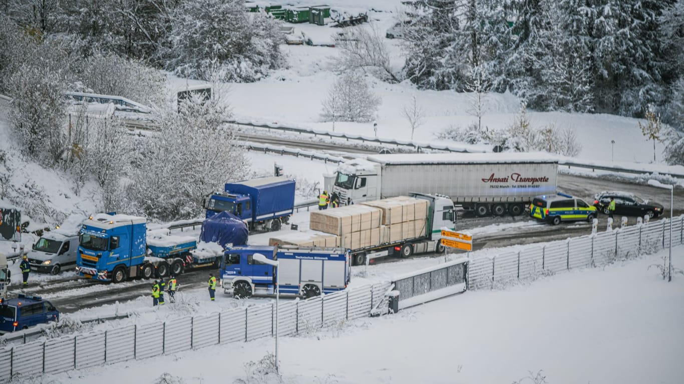 Schneechaos in Lörrach