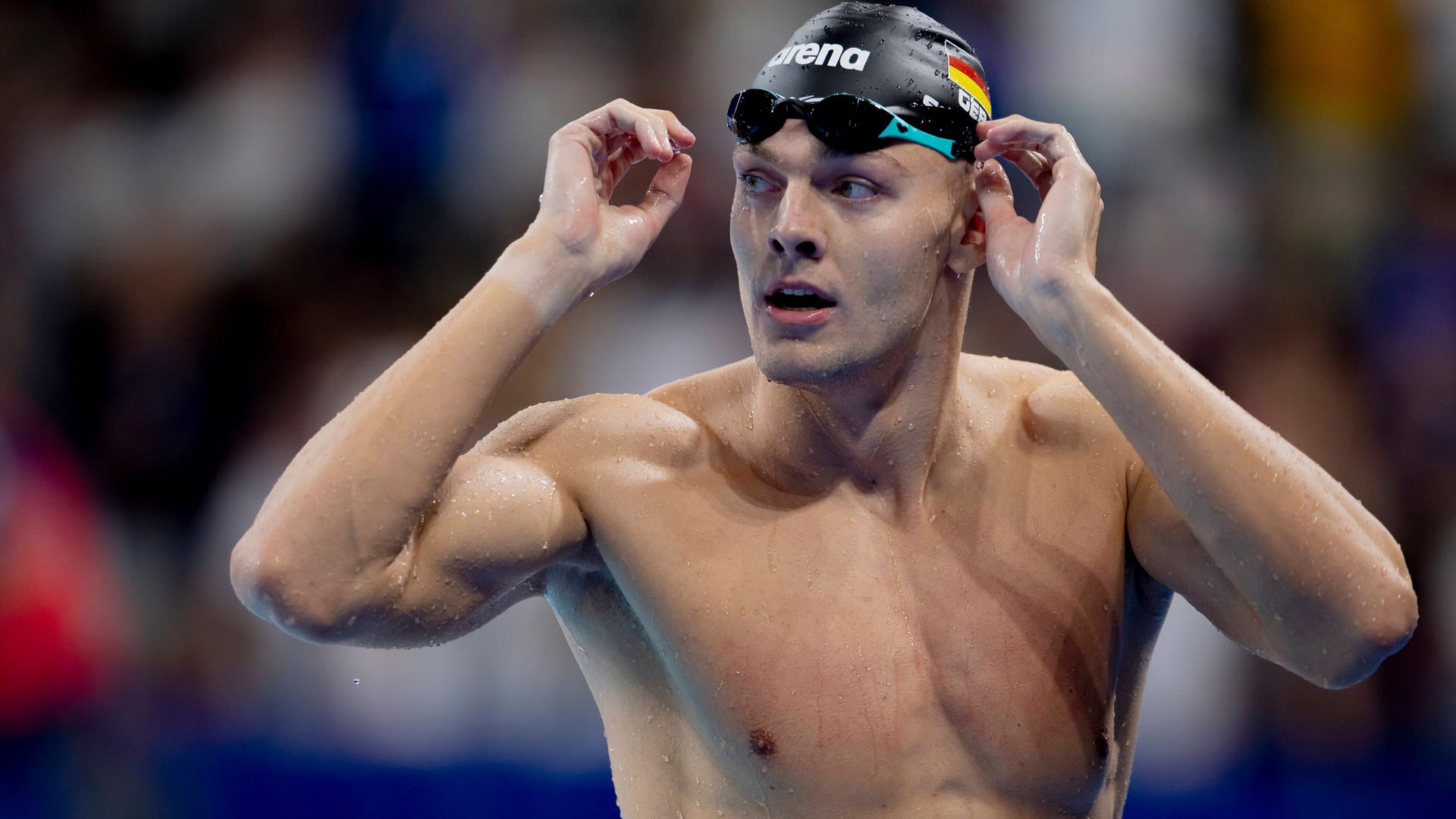 Josha Salchow: Der deutsche Schwimmer überzeugte in Paris.