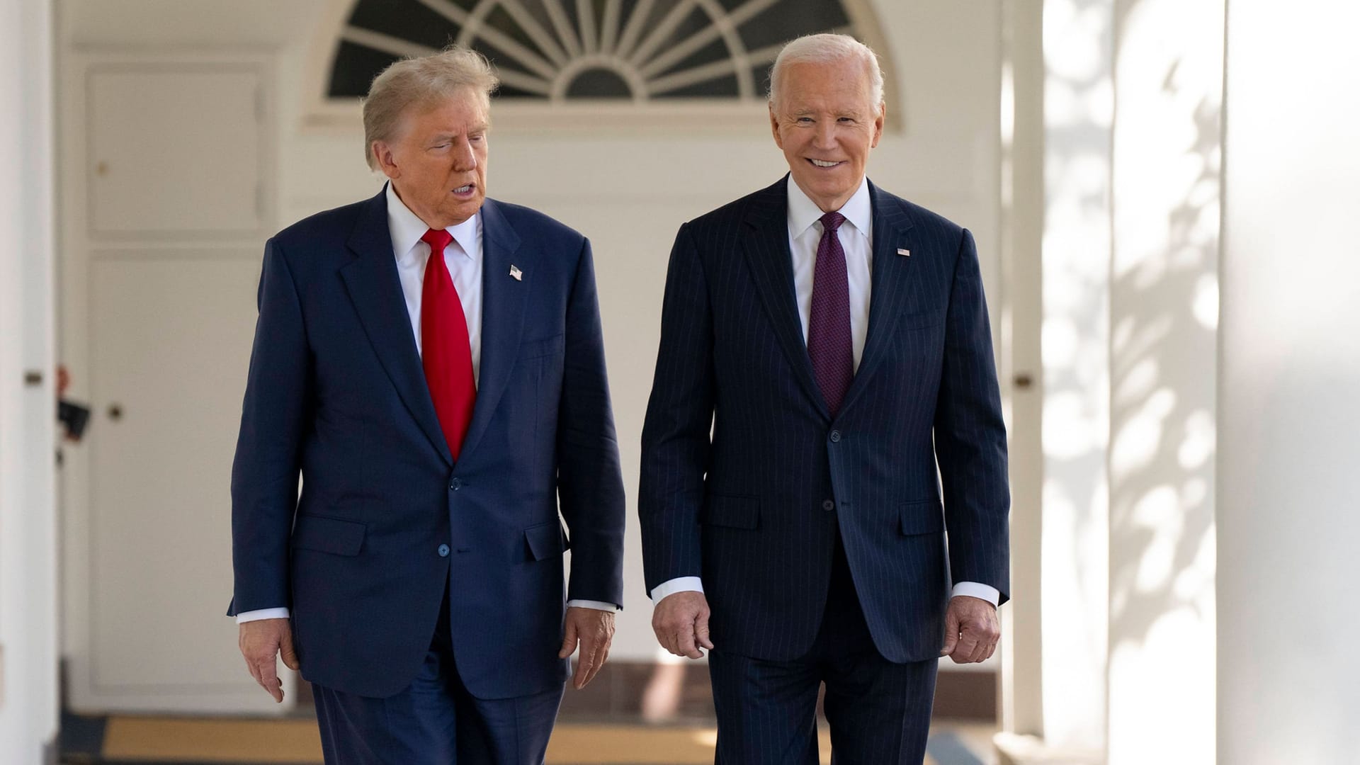 Donald Trump und Joe Biden im Weißen Haus: Die Ukraine-Frage wird immer brisanter.